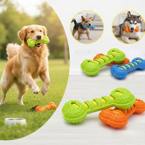 Dual-Layer Squeaky Dental Bone