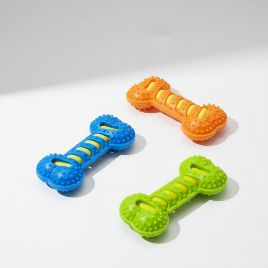 Dual-Layer Squeaky Dental Bone