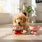 Elevated Ceramic Feeding Bowl