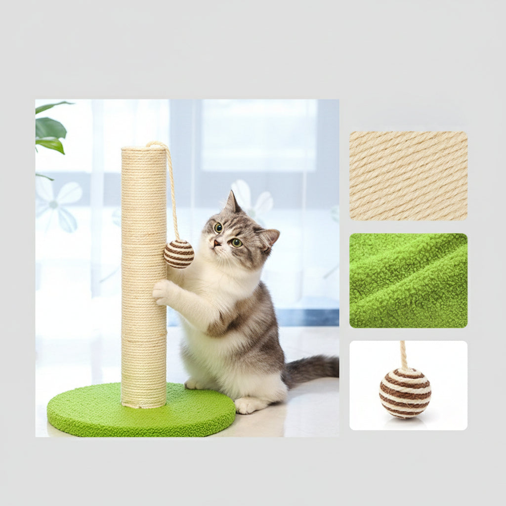 Natural Sisal Sculptural Scratcher
