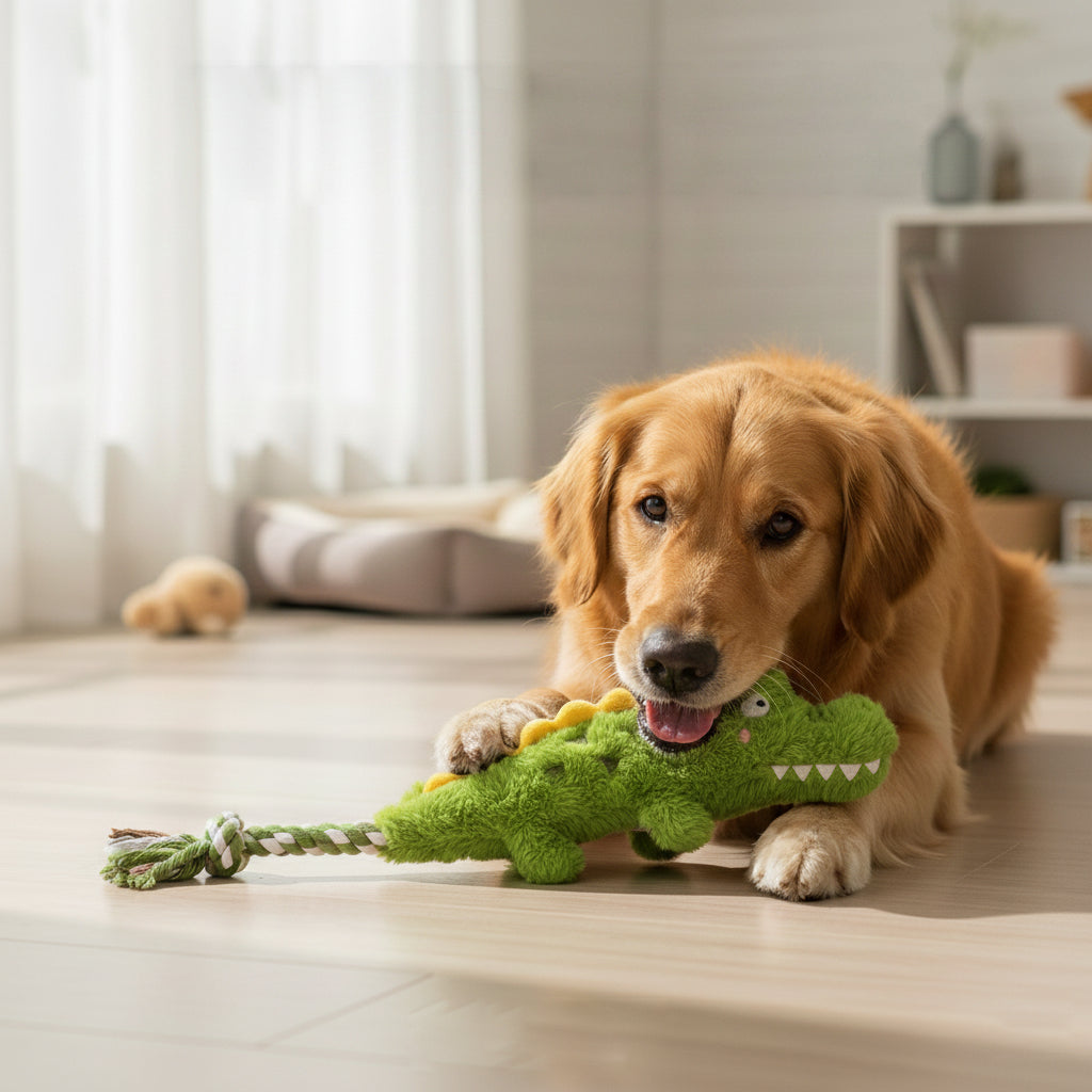Interactive Plush Squeaky