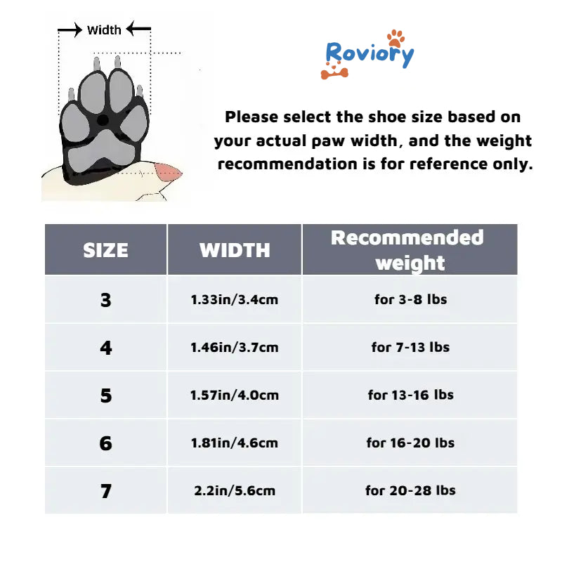 All-Weather Protective Dog Boots